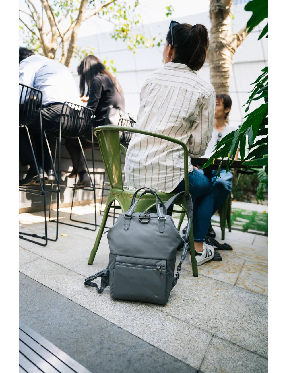 Pacsafe Citysafe CX Econyl® Anti-Theft Mini Backpack - Storm