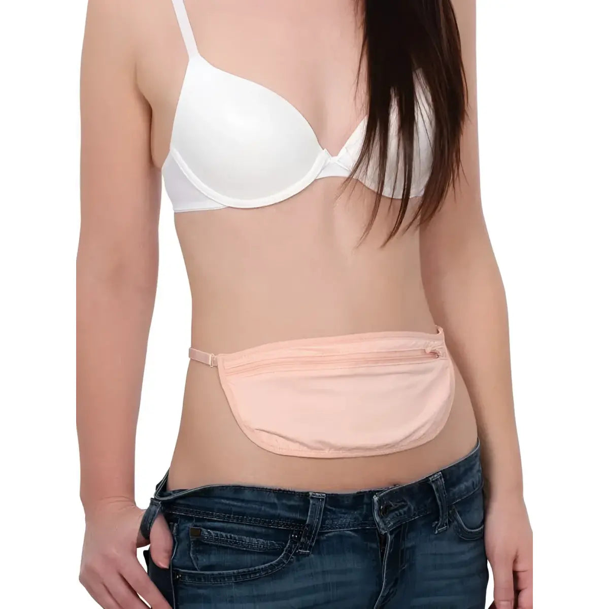 Delicate and discreet this adjustable secret waist band is made from lightweight, soft, breathable lingerie fabric