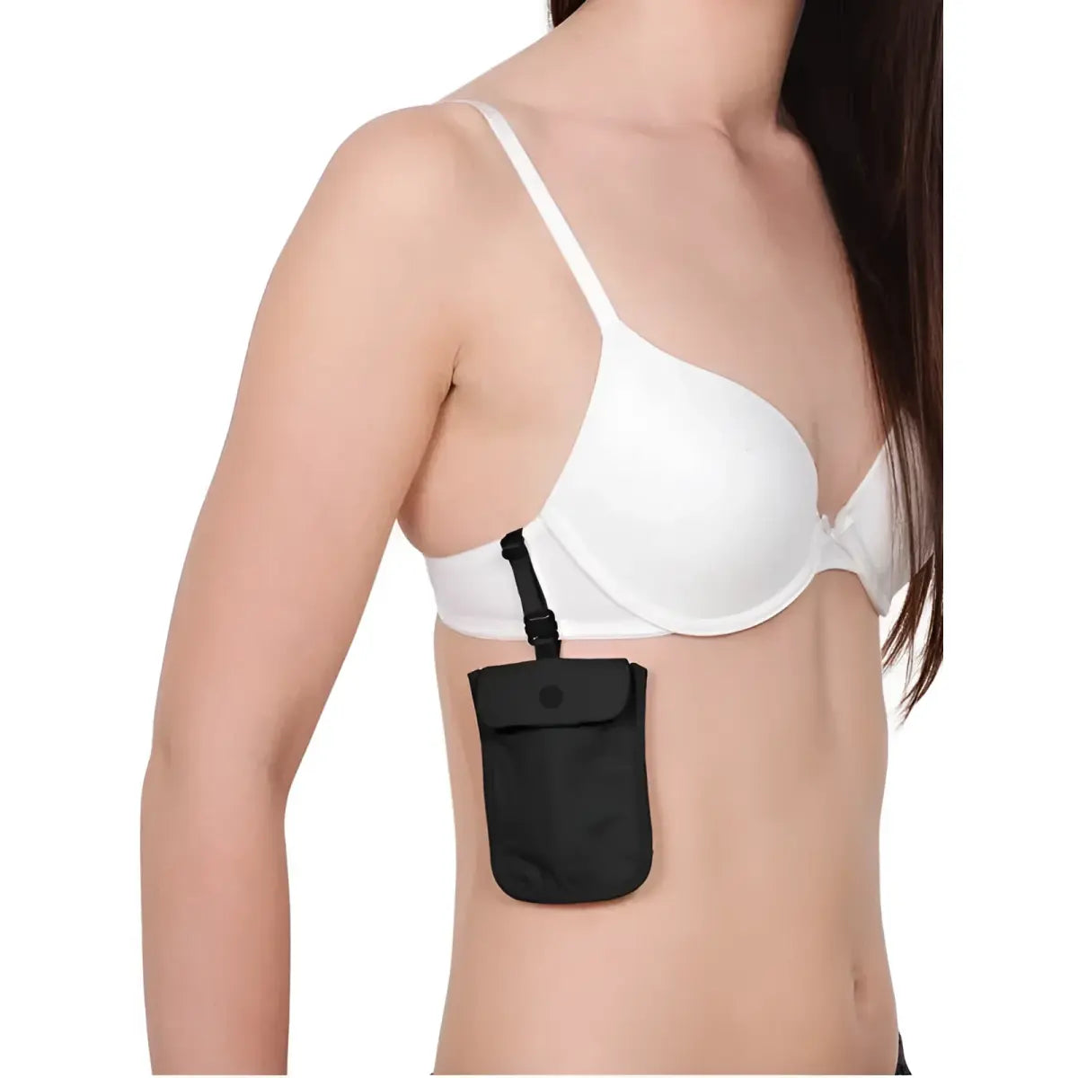 Sits comfortably onto the front or side of most bras