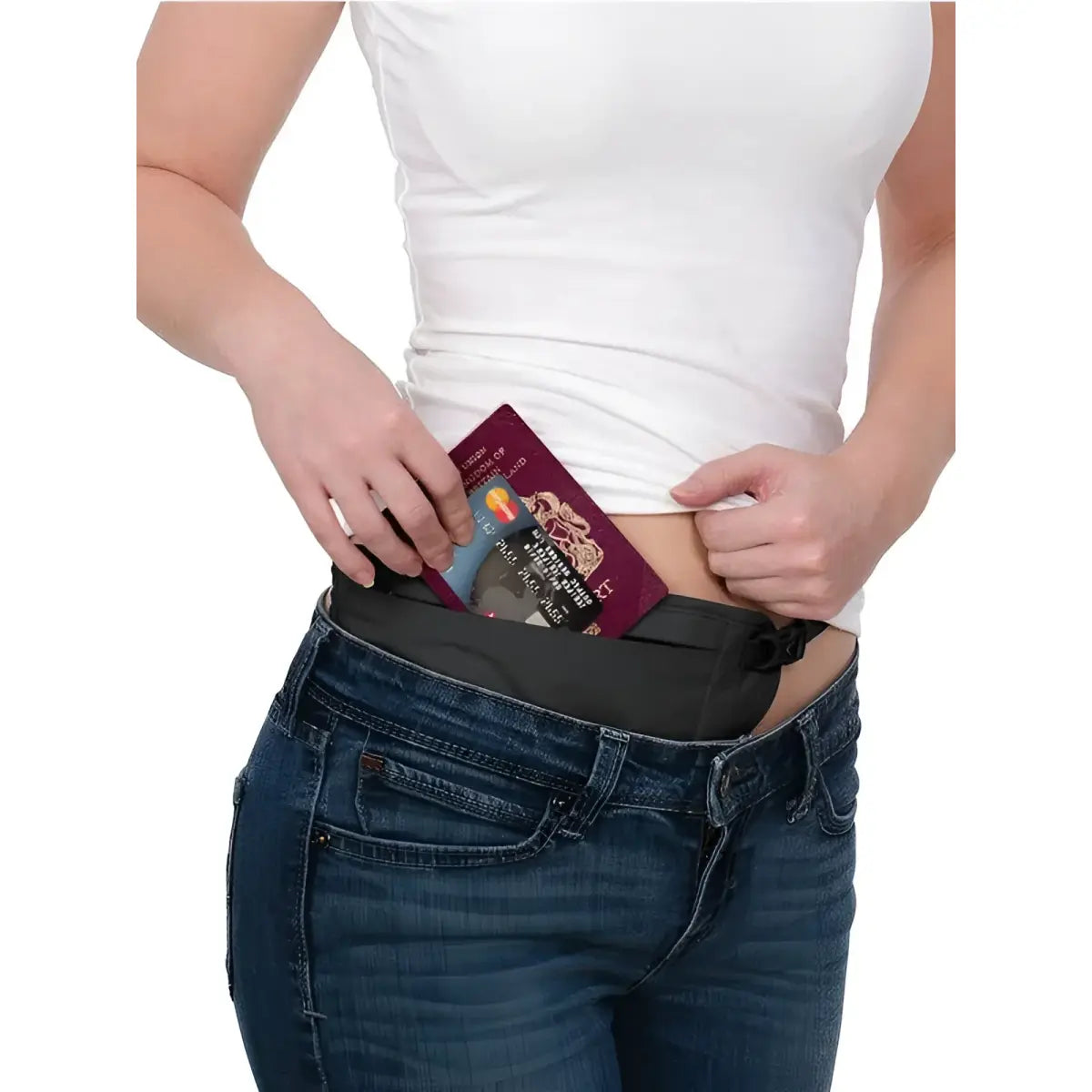 Adjustable soft touch Nylon waist strap