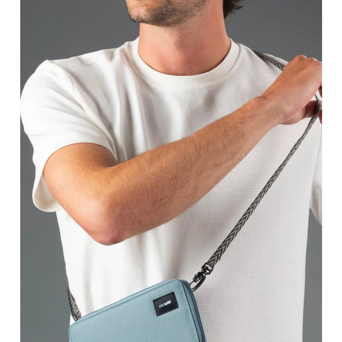 Pacsafe Cut Resistant Lanyard - Grey