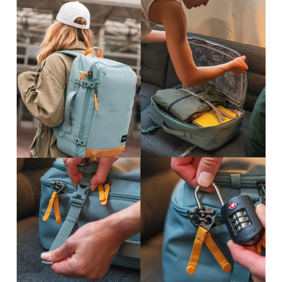 With 34L of capacity, this backpack offers enough storage for spontaneous travels but it's also suitable for day-to-day use.