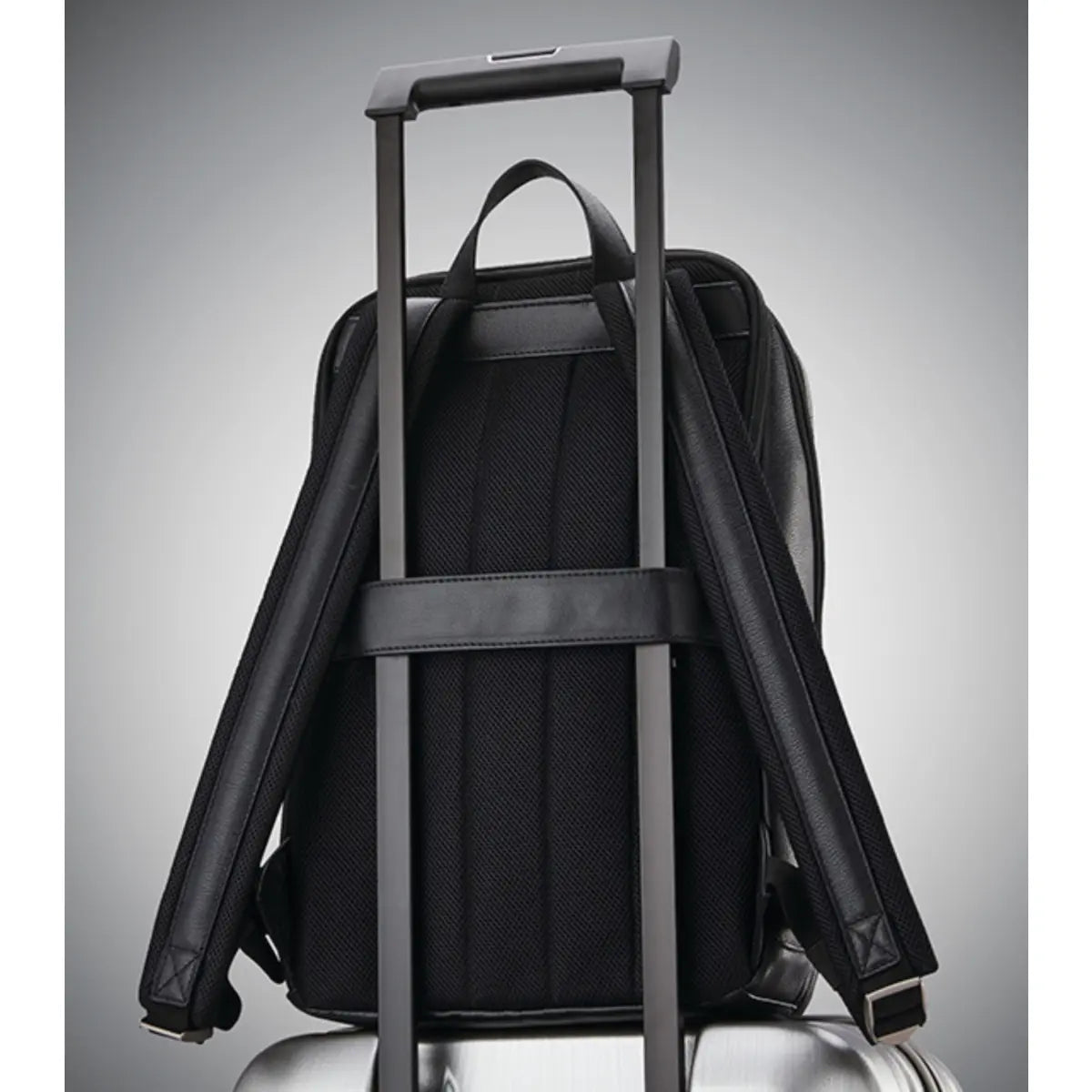 Smart sleeve slips over luggage trolley handles