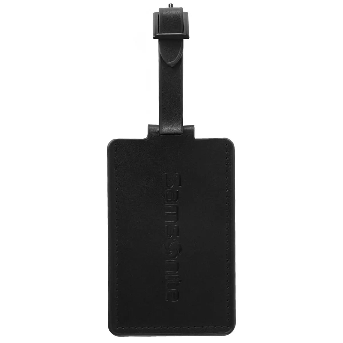 Samsonite Leather Suitcase ID Tag - Black (Pack of 1)