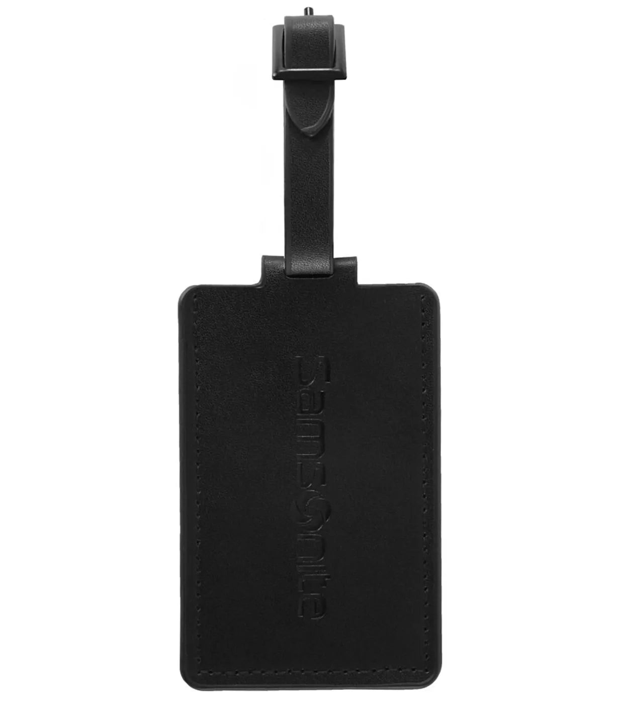 Samsonite Leather Suitcase ID Tag - Black (Pack of 1)