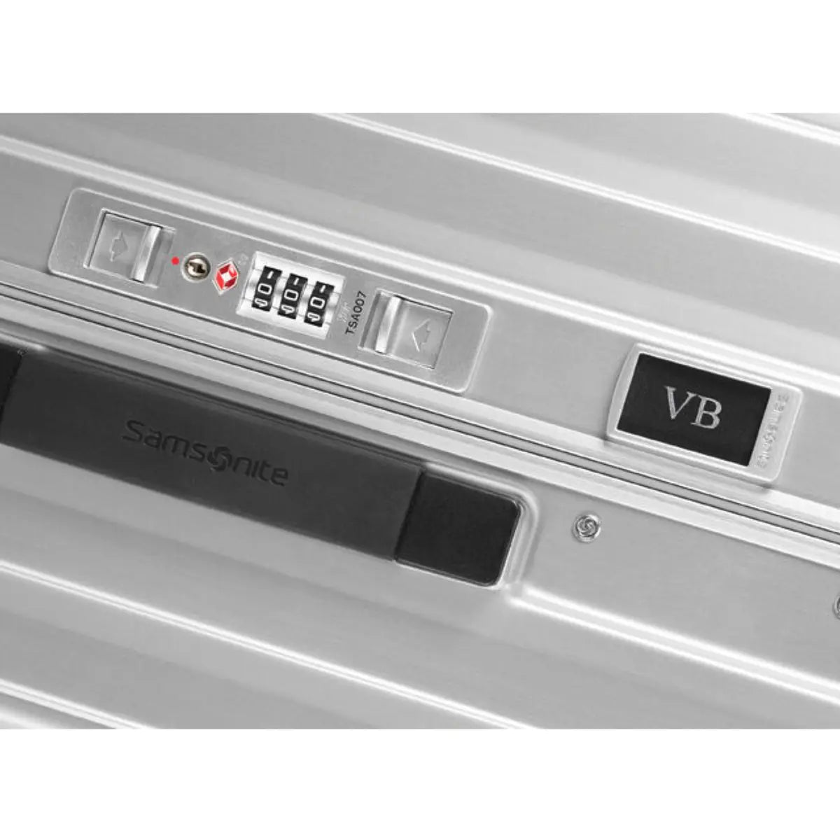 Samsonite Lite-Box ALU Anodised Aluminium 80 cm 4 Wheel Trunk - Aluminium