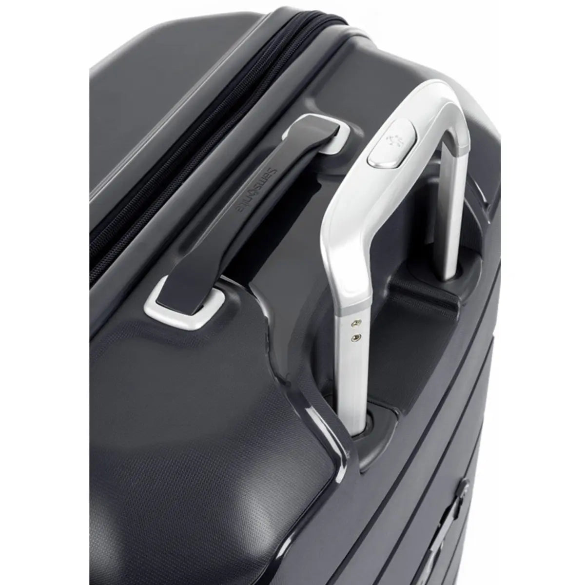 Push button retractable handle