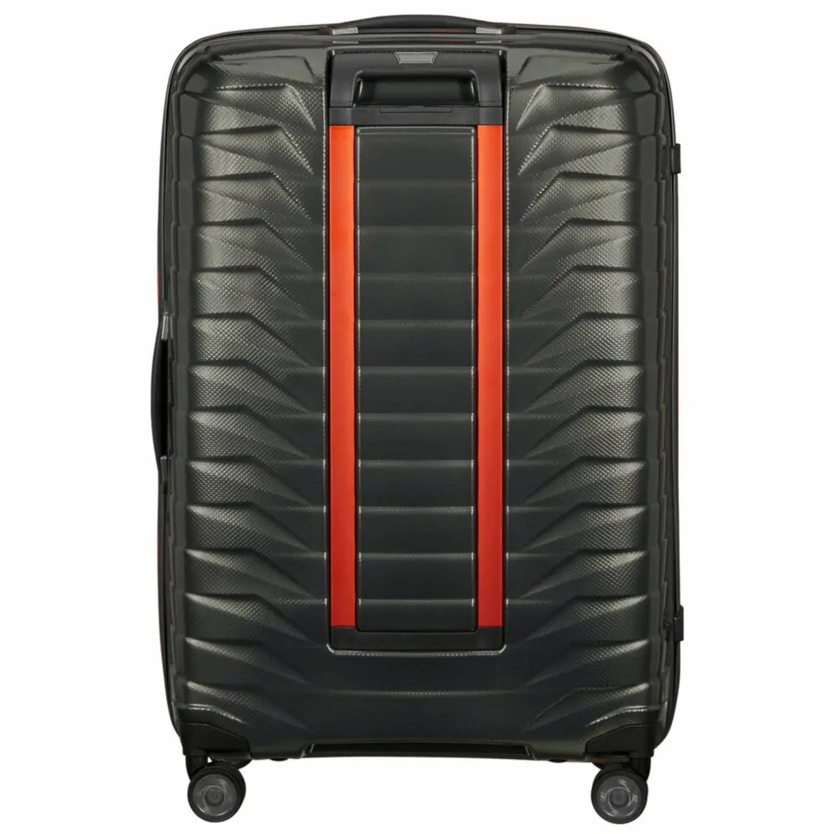 Samsonite Proxis 75cm 4 Wheel Spinner Suitcase Dark Green / Orange