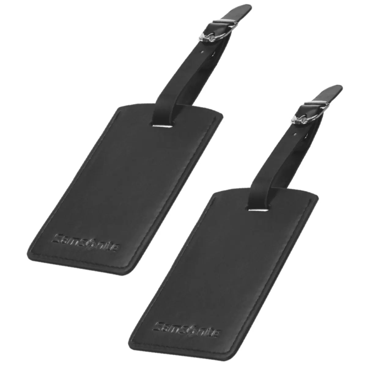 Samsonite Rectangle Bag Tag (Set of 2) - Black