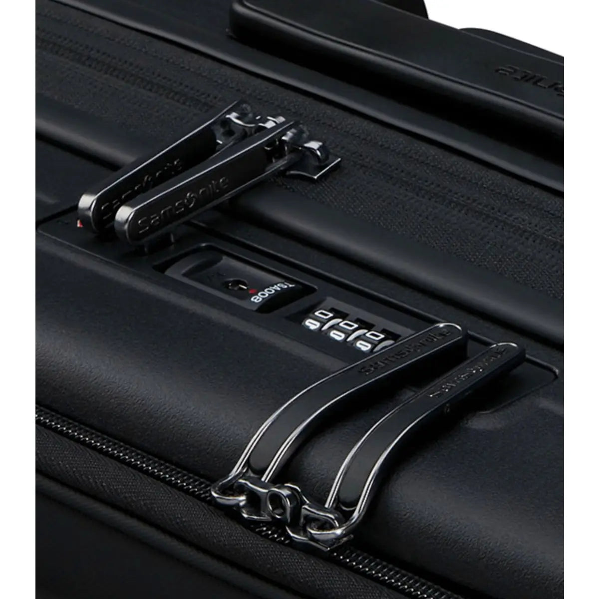 Integrated 3-digit TSA combination lock