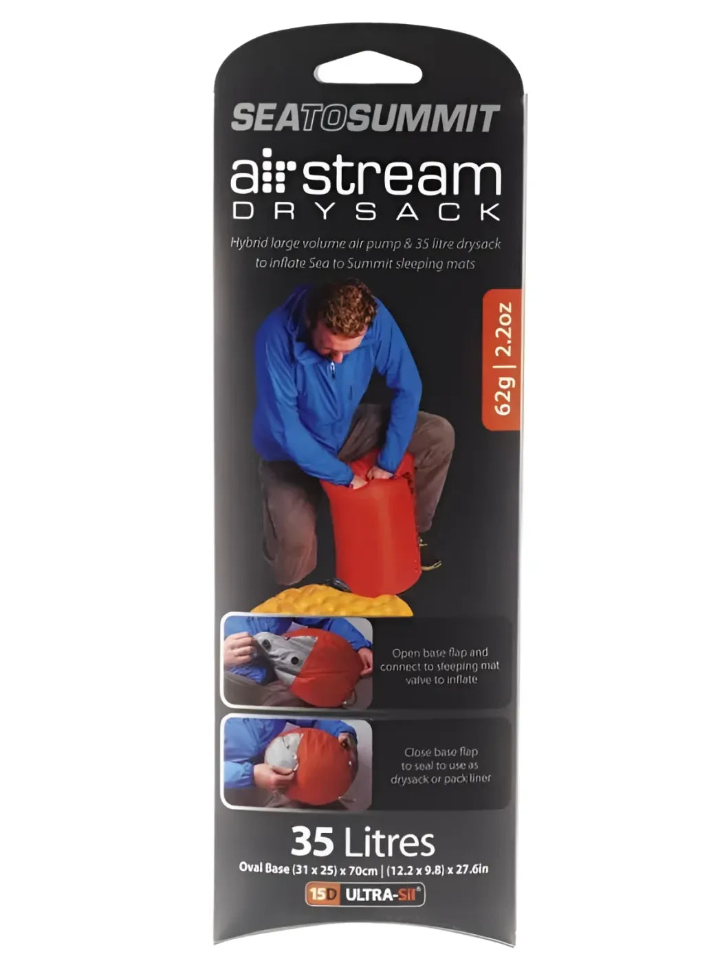 Air Stream Dry Sack - Orange : Packaged