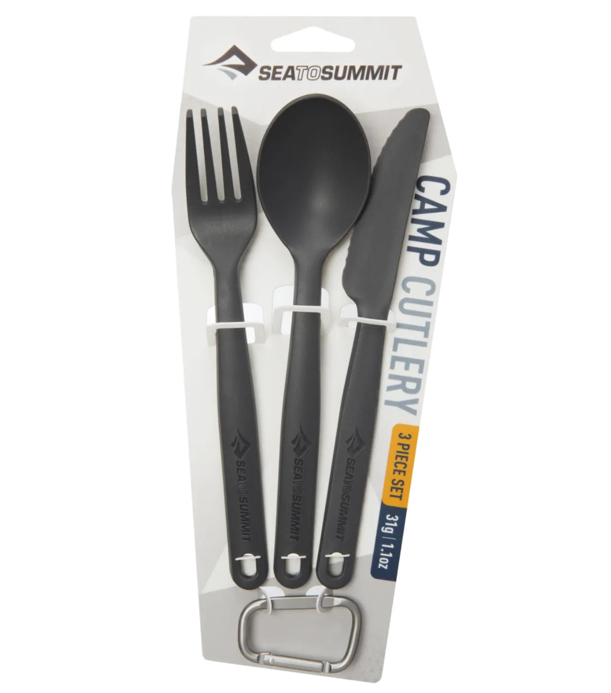 Includes fork, knife and spoon for a compact cutlery set for any outdoor adventure