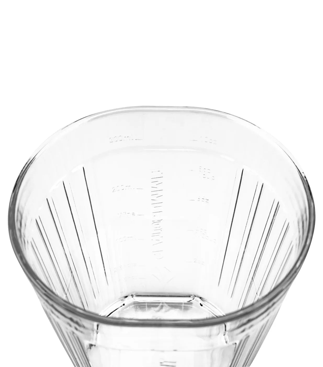 Handy volumetric scale that includes shot and wine measurements