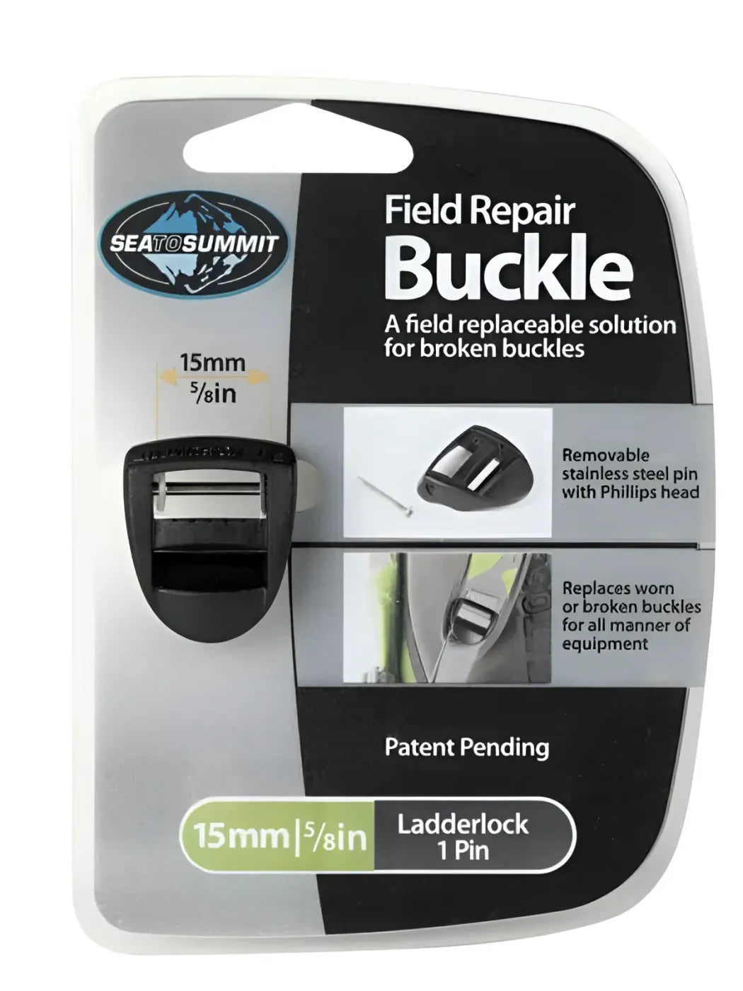 Field Repair Buckle - 15mm Ladderlock 1 Pin : Sea to Summit