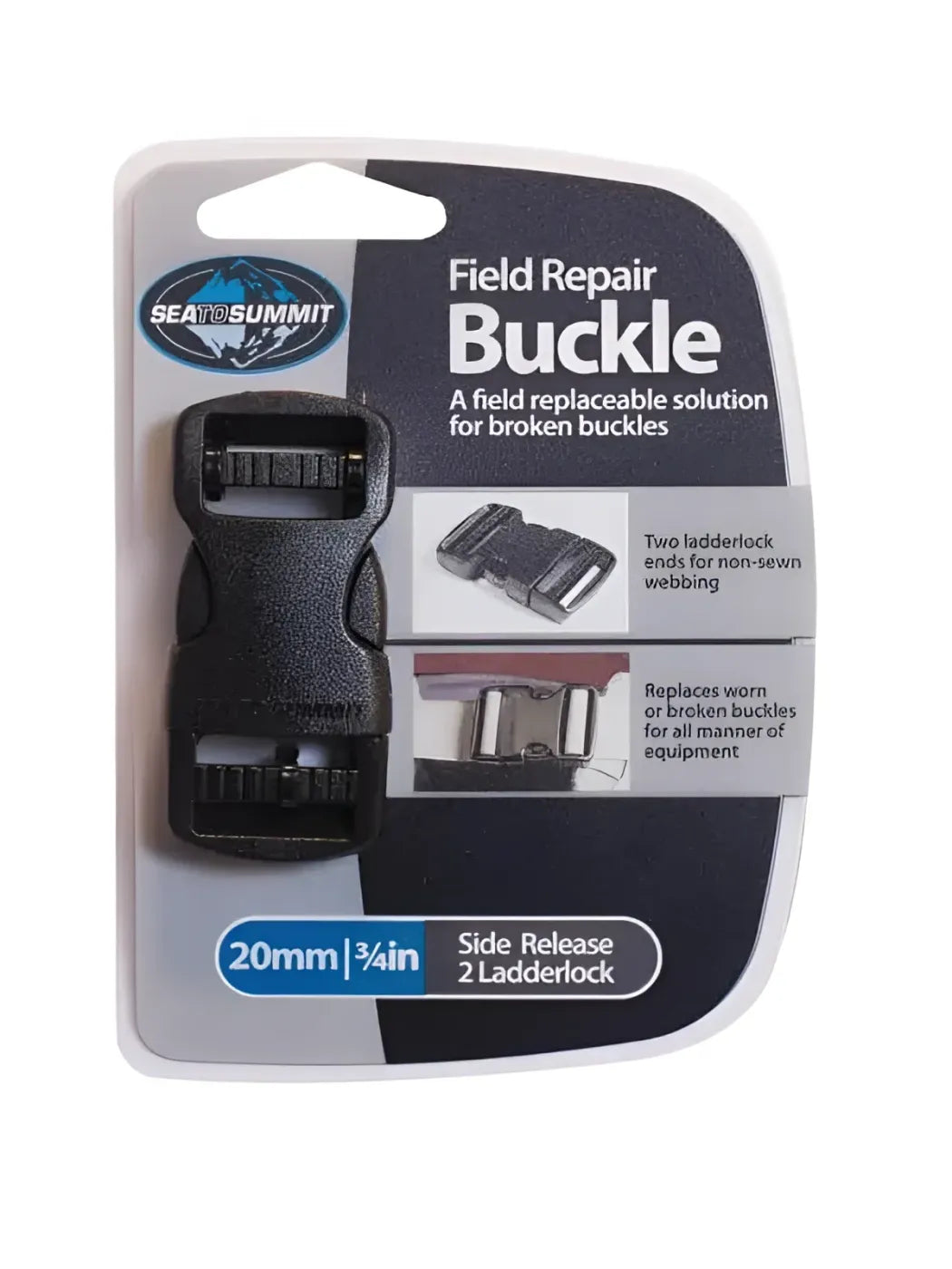 Field Repair Buckle - 20mm Side Release 2 Ladderlock : Sea to Summit