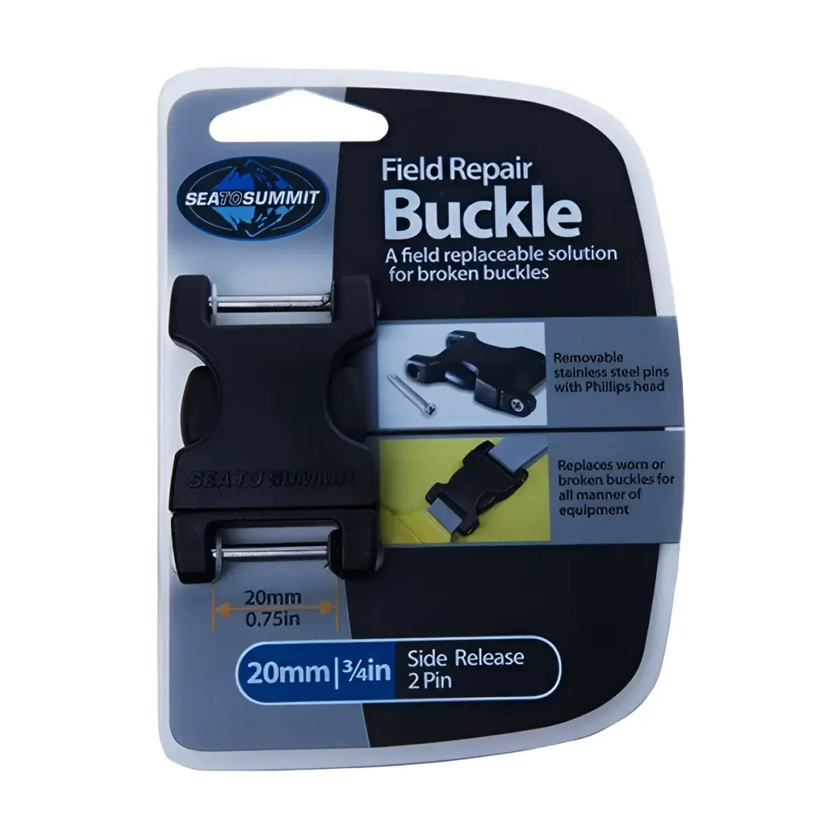 Product Image : Field Repair Buckle - 20mm Side Release 2 Pins : Sea to Summit