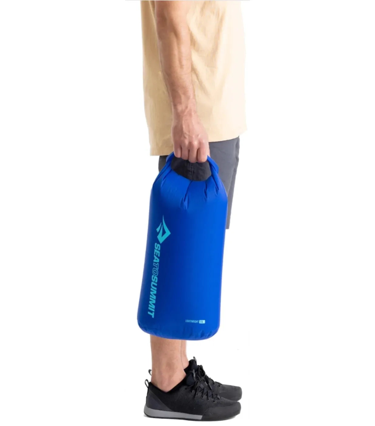 Roll-top closure secured with the patented Field Repair Buckle for a reliable seal