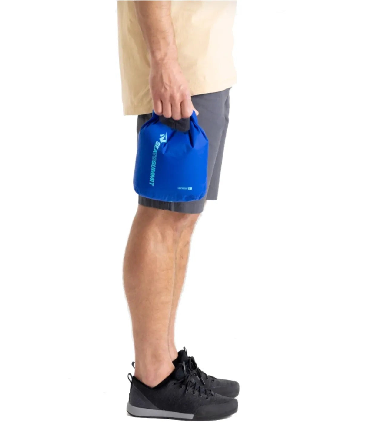 Roll-top closure secured with the patented Field Repair Buckle for a reliable seal