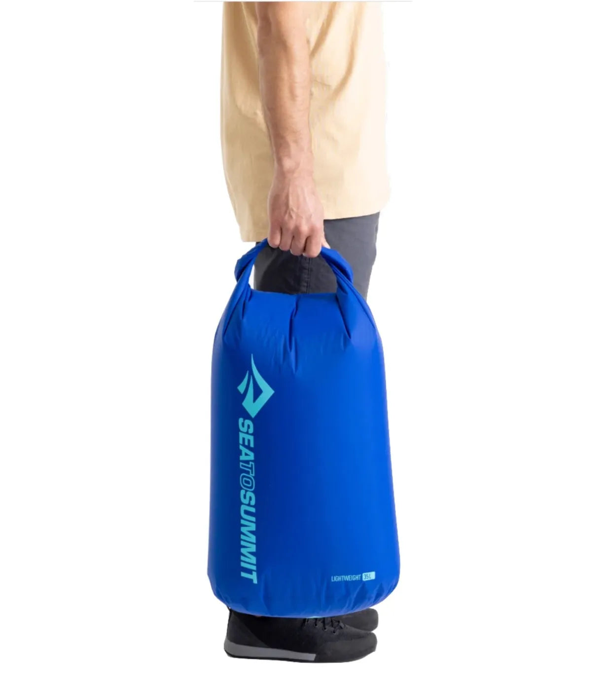 Roll-top closure secured with the patented Field Repair Buckle for a reliable seal