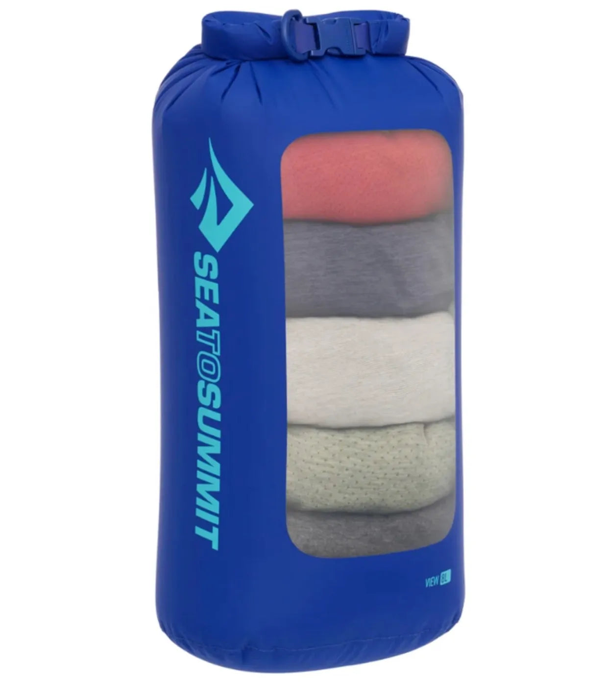 Clear TPU window RF-welded into the body of the dry bag allows visibility of contents for easy organisation