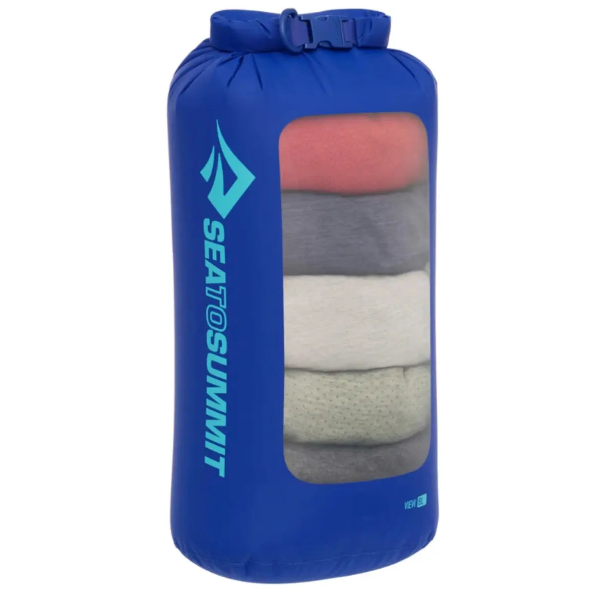 Clear TPU window RF-welded into the body of the dry bag allows visibility of contents for easy organisation