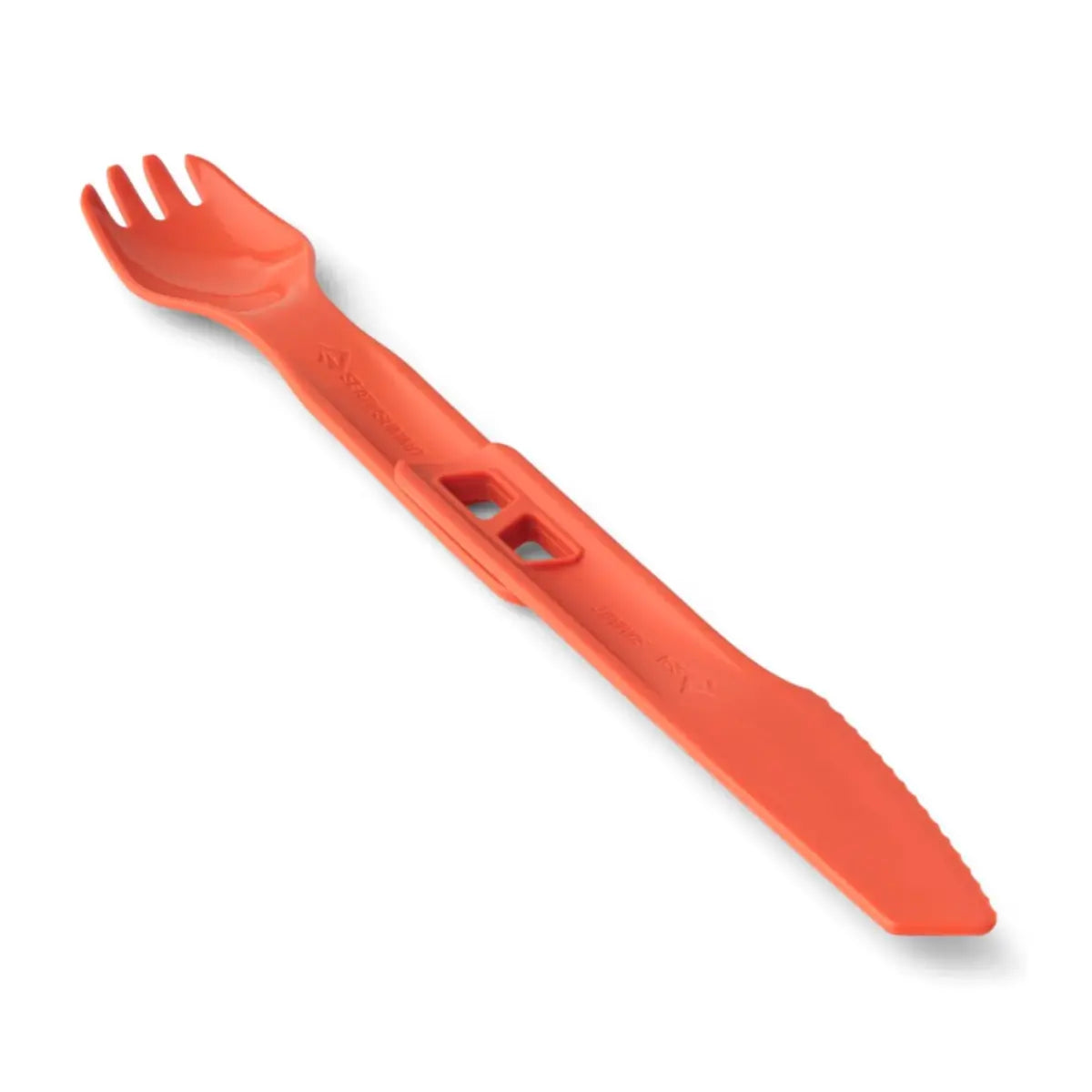Clip-together functionality: Snap the two utensils together to form a long-handled Spork