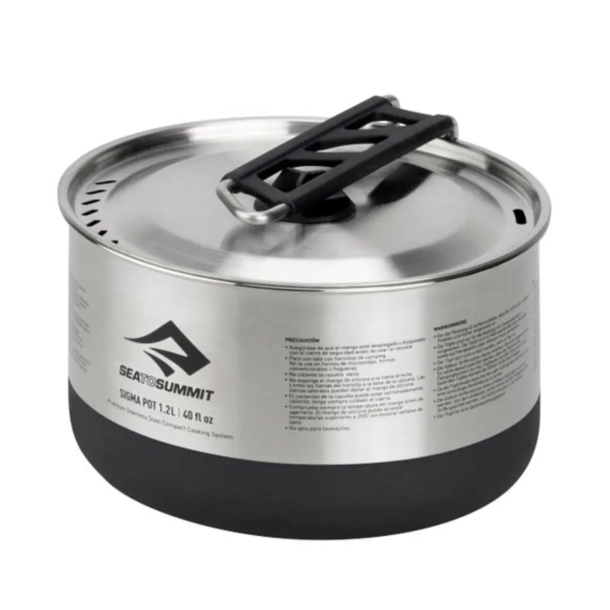 Patent-pending Pivot-Lock handle with safety lock for secure and easy use