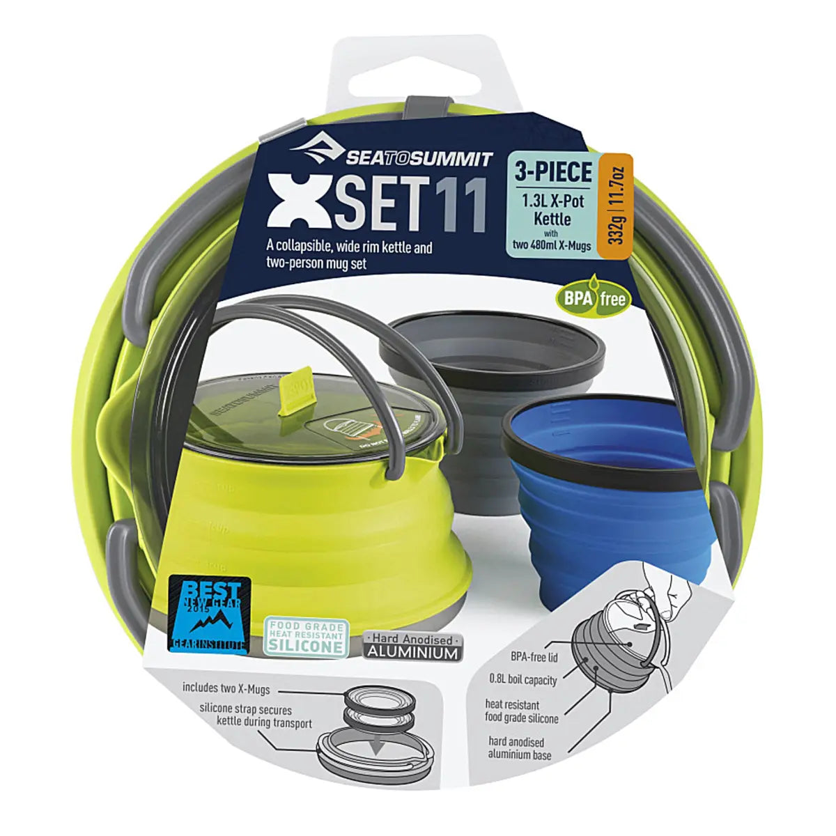 Collapsible cookware in the X-Set™ 11 is a game changer in how you pack for outdoor adventures