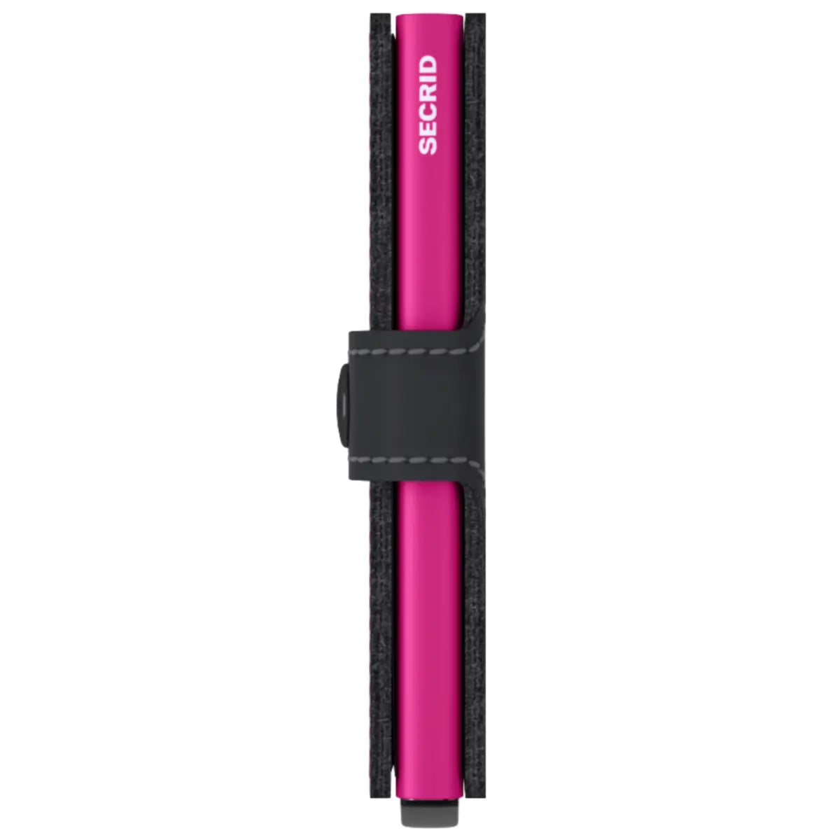 Secrid Miniwallet Compact RFID Wallet - Matte Black / Fuchsia