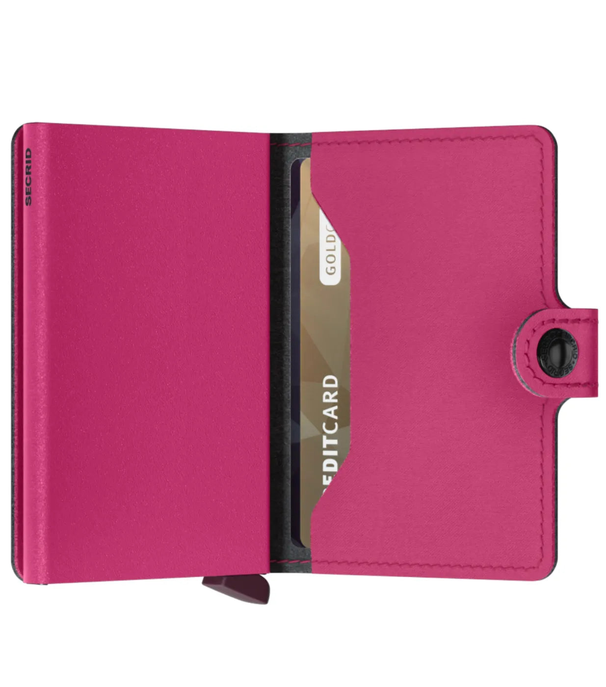 Secrid Miniwallet Compact RFID Wallet - Yard Powder Fuchsia