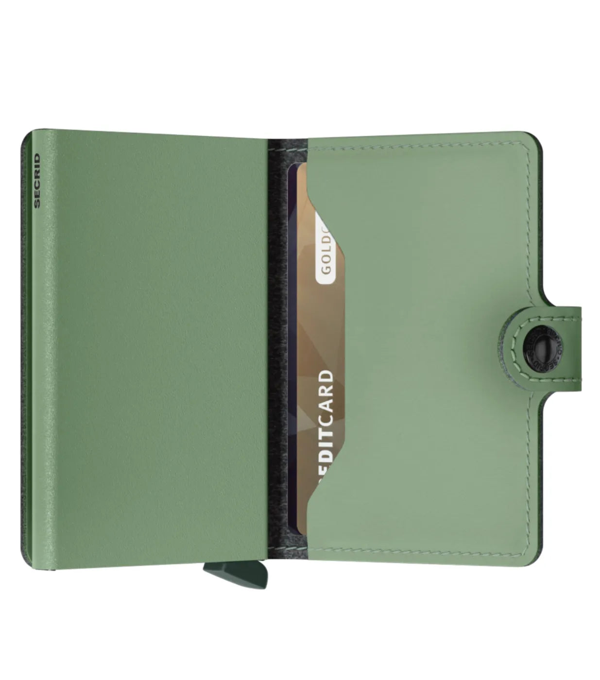 Secrid Miniwallet Compact RFID Wallet - Yard Powder Pistachio