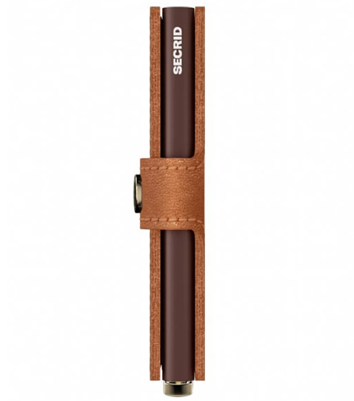 Features press stud closure