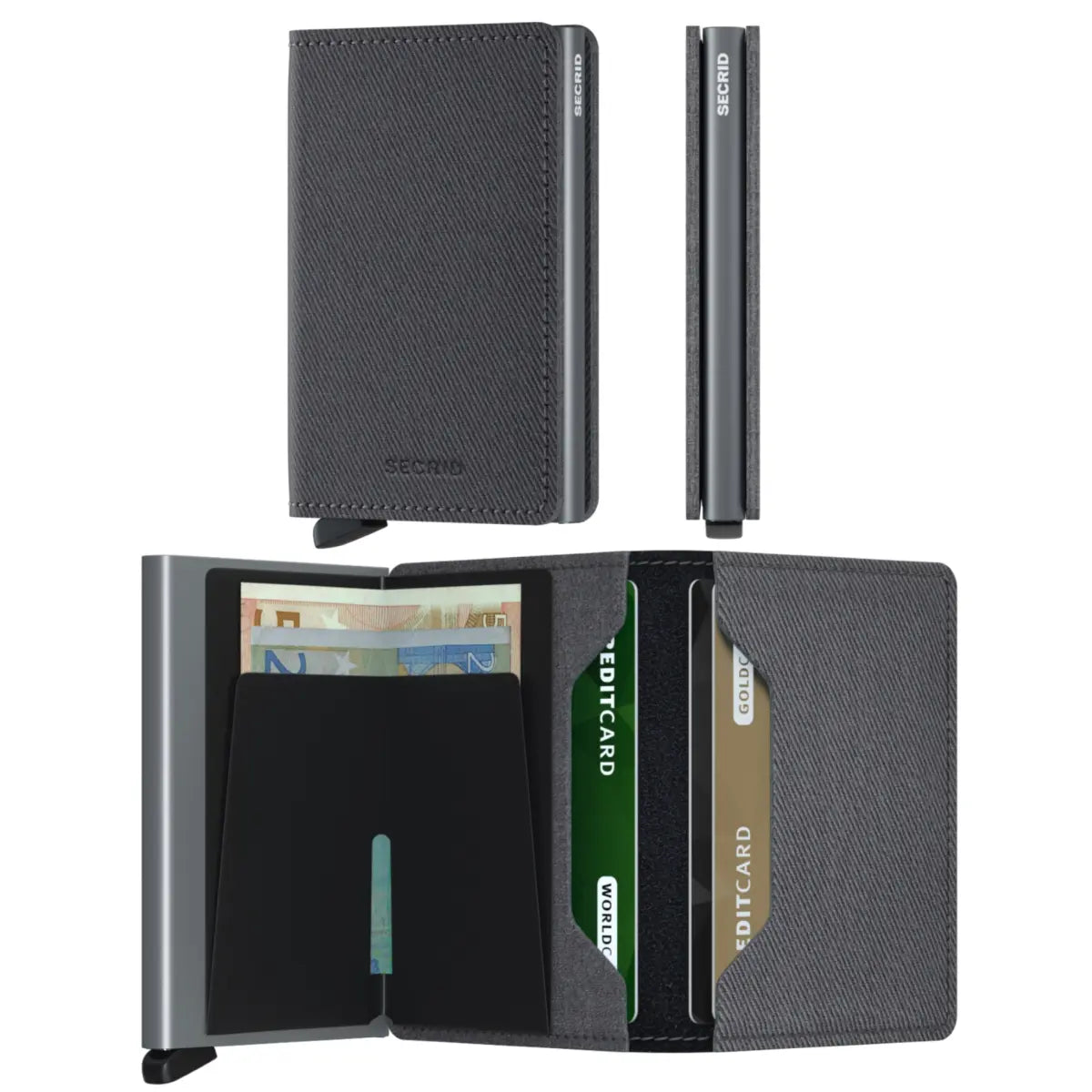 Secrid Slimwallet Twist - Compact Wallet - Grey