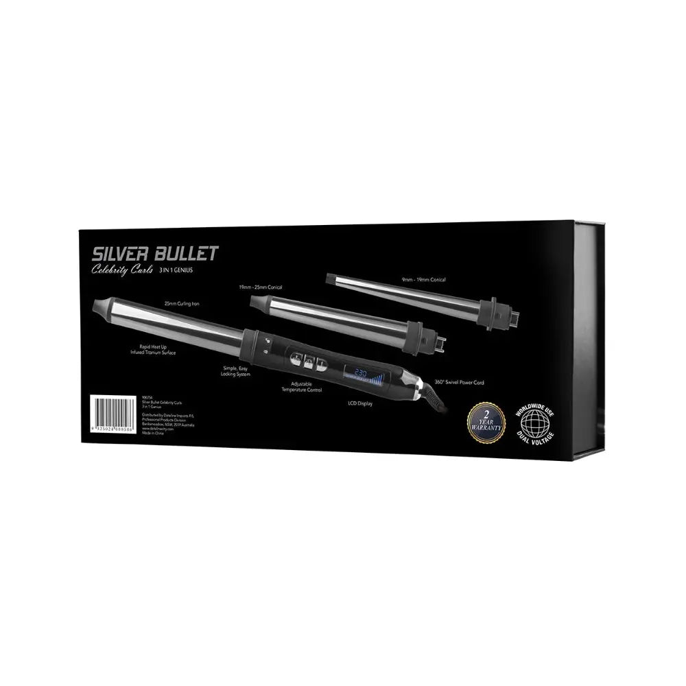 Silver Bullet : Celebrity Curls 3 in 1 Genius Curler