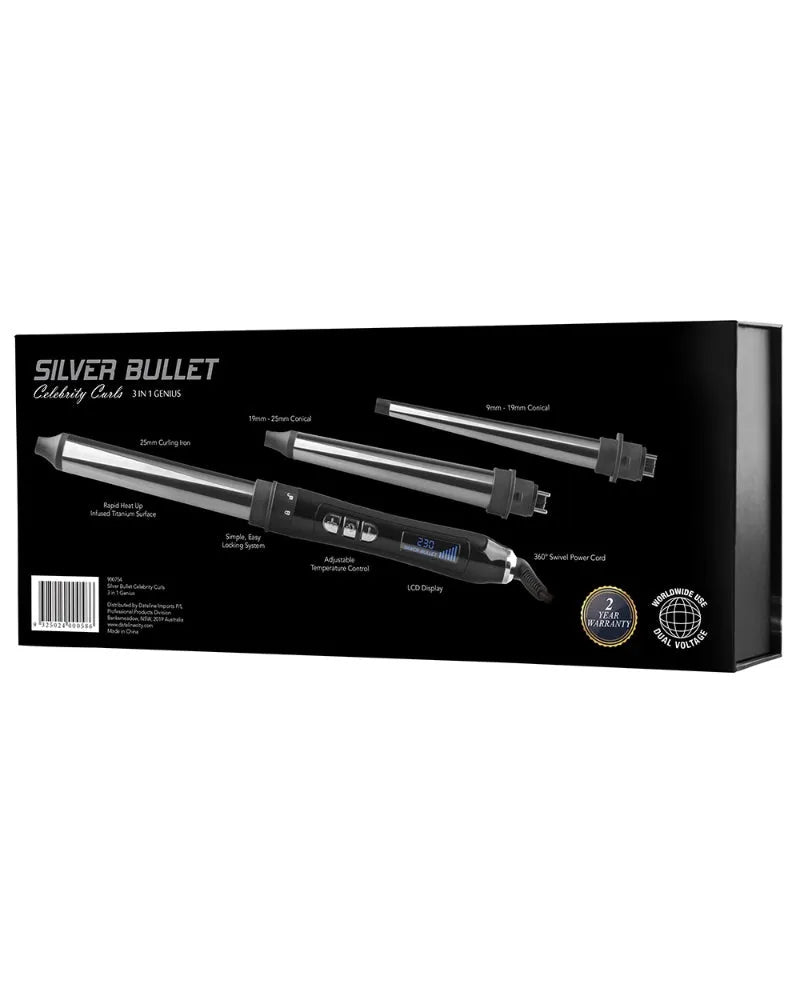 Silver Bullet : Celebrity Curls 3 in 1 Genius Curler