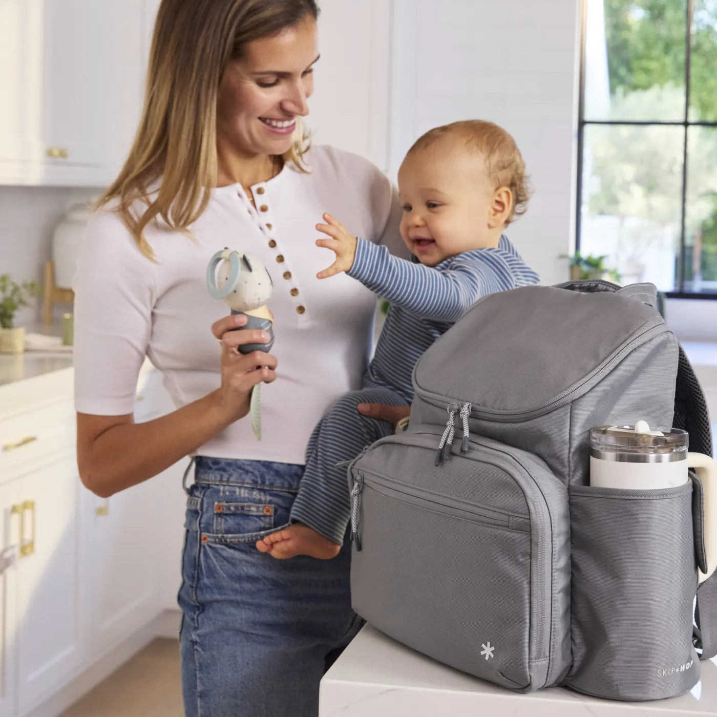 Skip Hop Forma Next Nappy Backpack - Grey