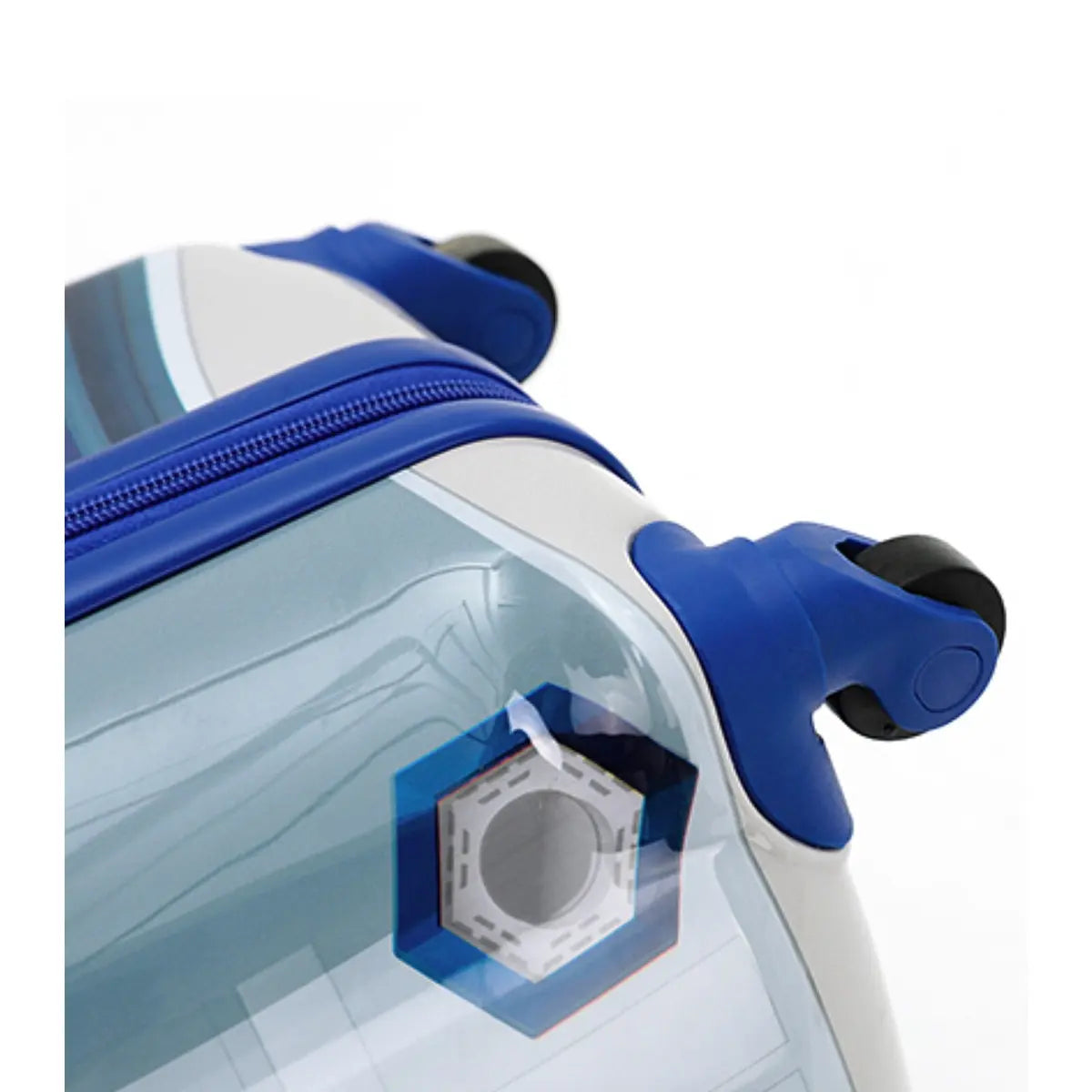 4 x spinner wheels for easy maneuverability