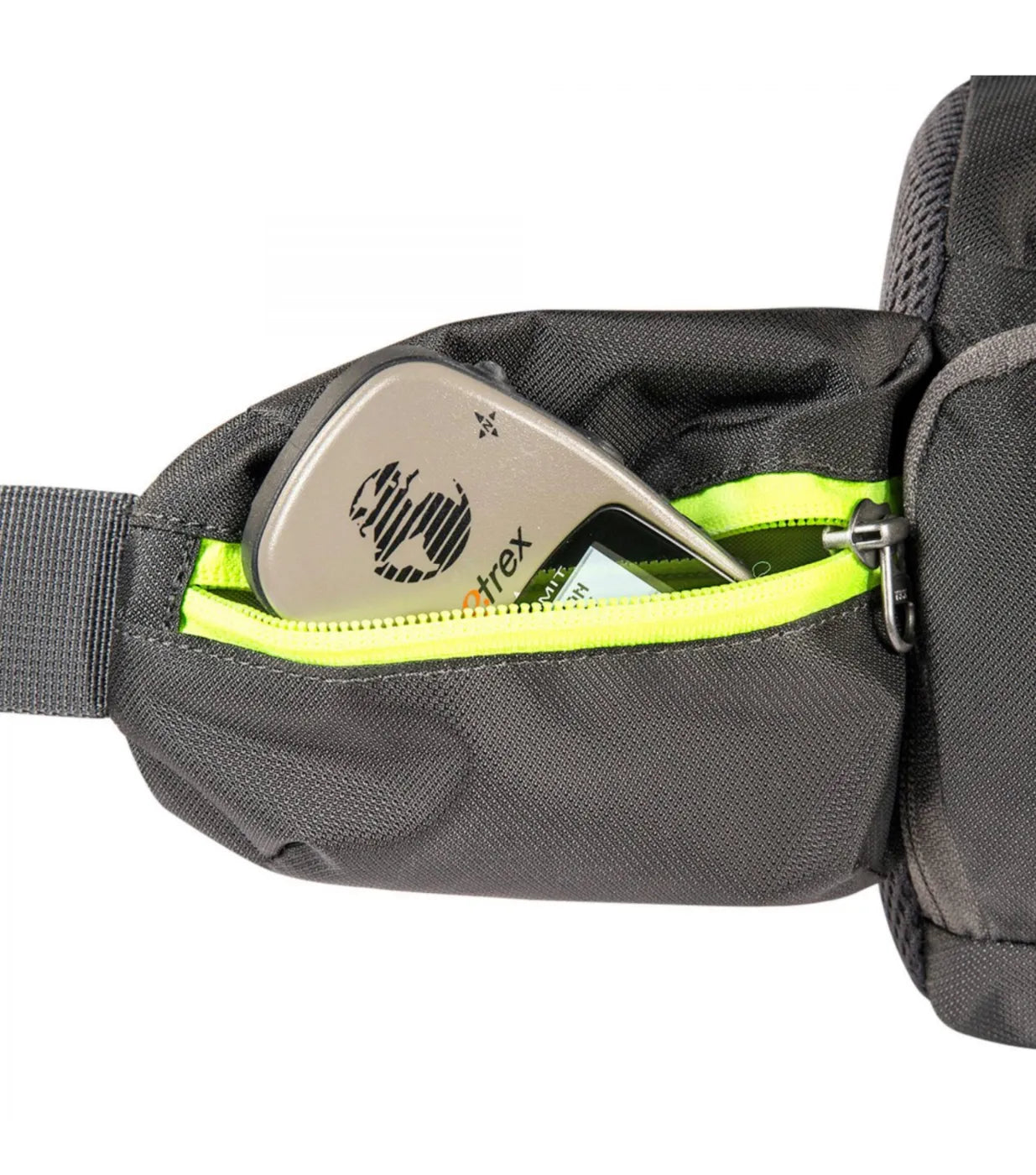 Hip belt with zipper pocket
