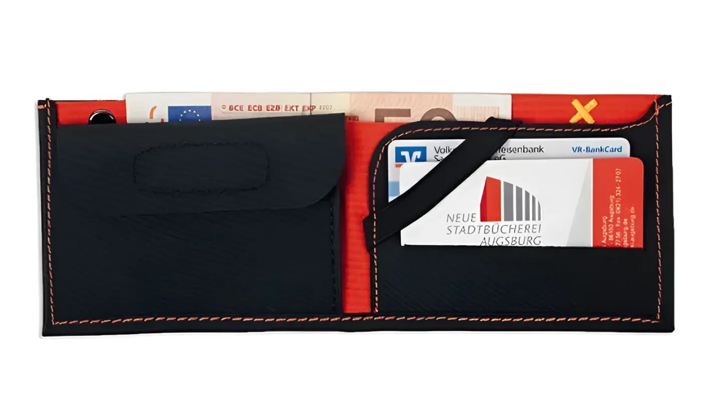 Items shown in the wallet are for illustration purposes only. Not included in wallet.