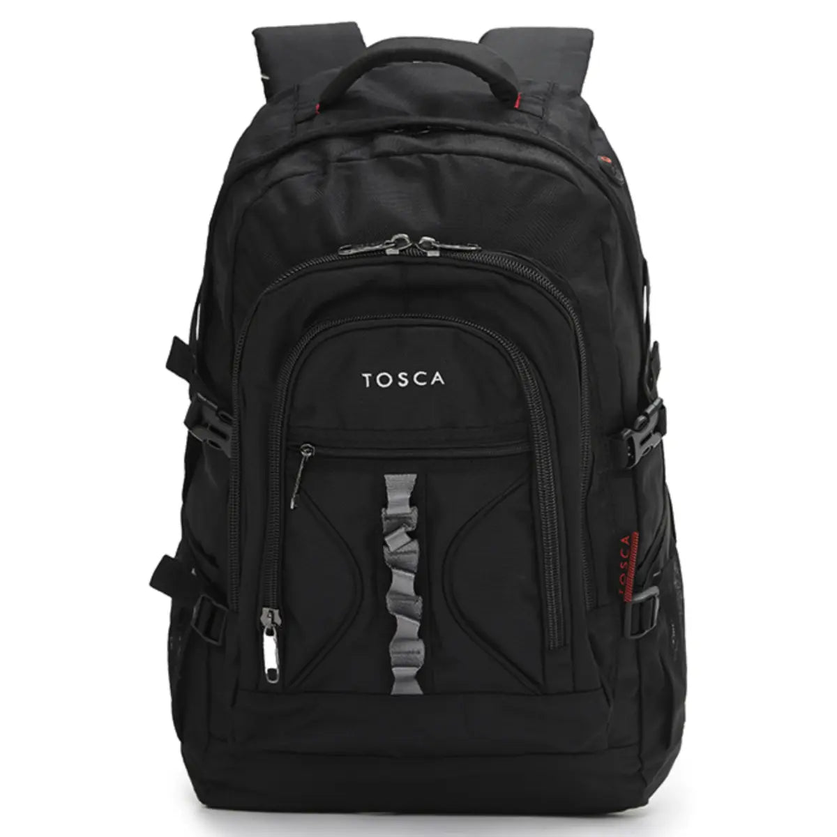 Multiple zip pockets and compartments