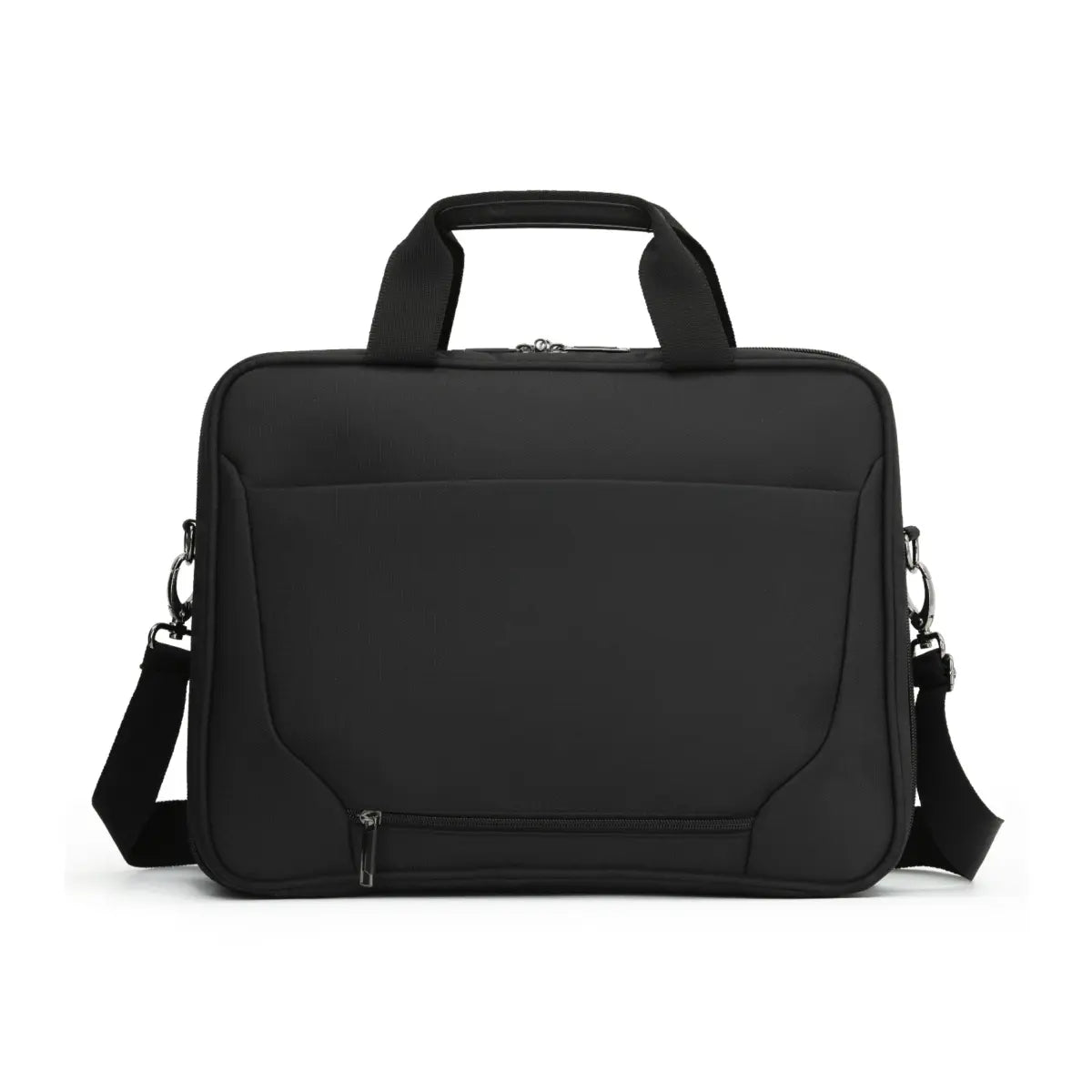 Backside zippered pocket/strip for trolley case mounting