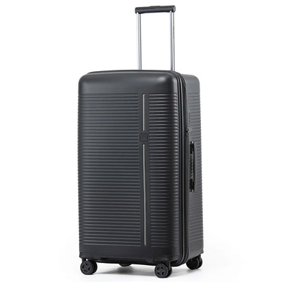 Tosca Imperial 78 cm Hardside Large Trunk Suitcase - Black / Grey