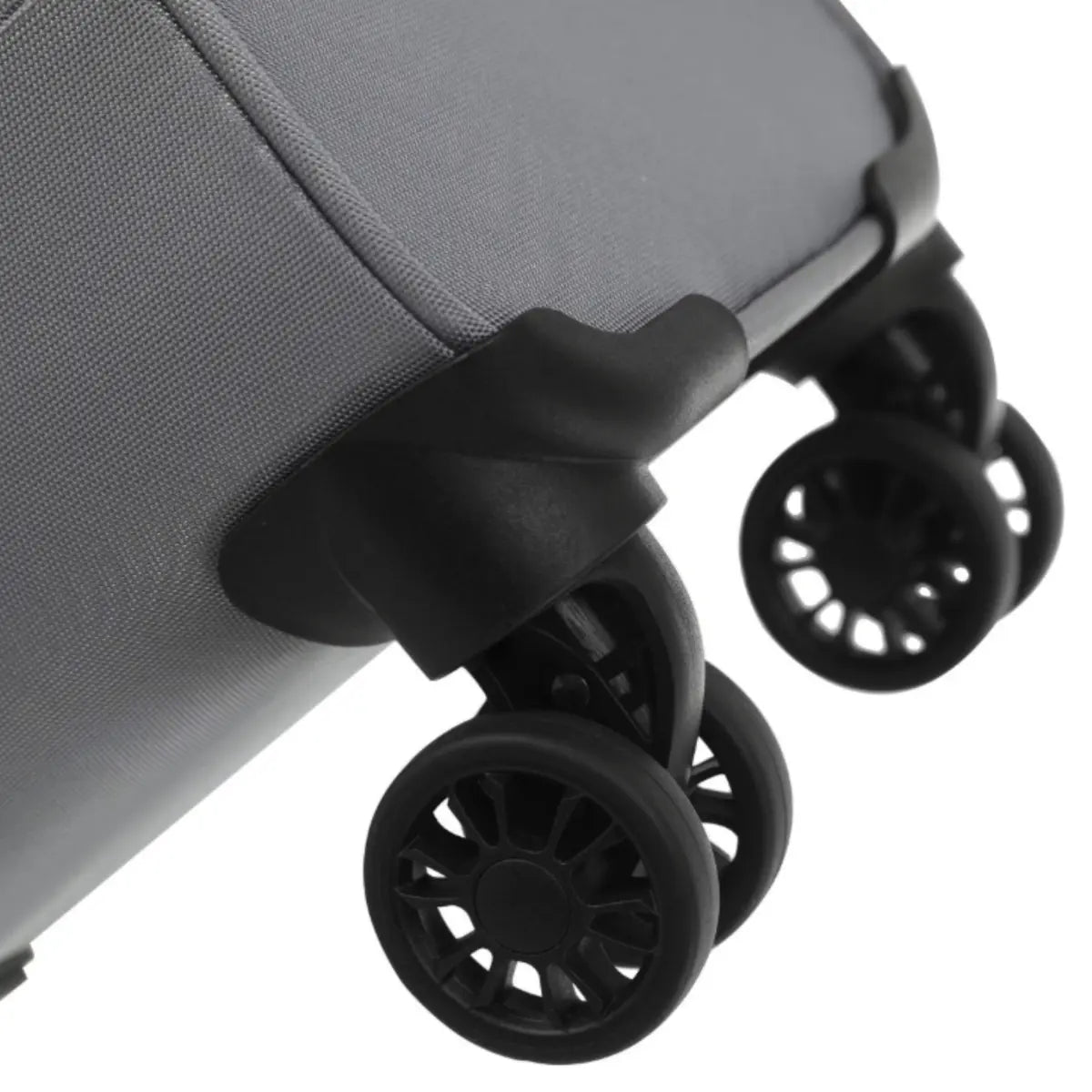 Tosca Luna-Lite 65 cm 4-Wheel Expandable Suitcase - Grey / Orange