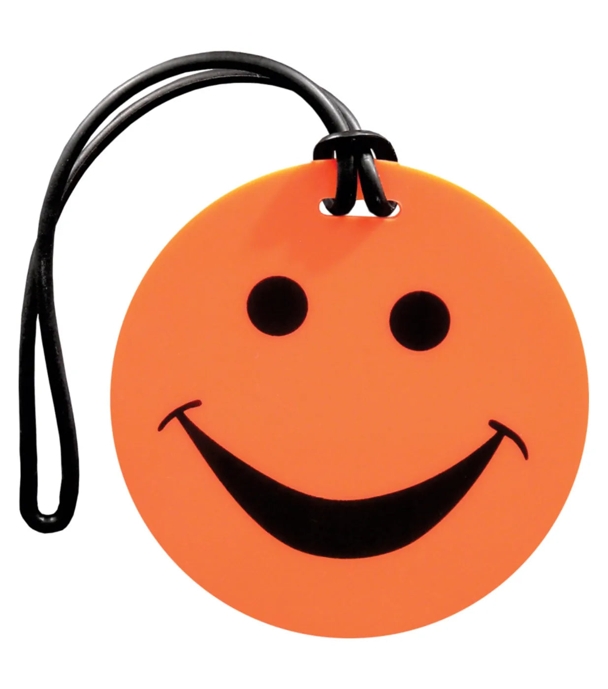 Tosca Smiley Luggage Tag - Orange