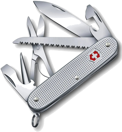 Farmer X Alox · 93 mm, tools out