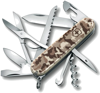 Huntsman · 91 mm, tools out