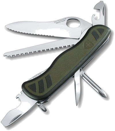 Official Swiss Soldier's Knife · 111 mm, tools out
