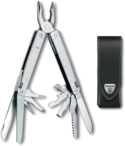 SwissTool · 115 mm, tools out