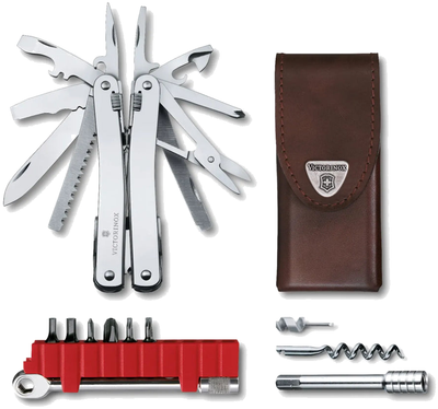 SwissTool Spirit X Ratchet Kit · 105 mm, tools out