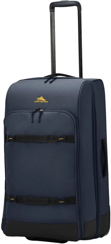 High Sierra Ultimate Access 4 DLX 71 cm Wheeled Duffle - Marine front view for size comparison